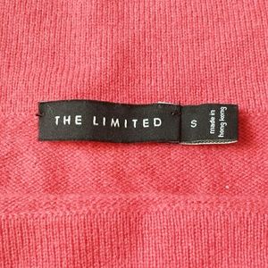 Coral Cashmere Boat Neck Sweater